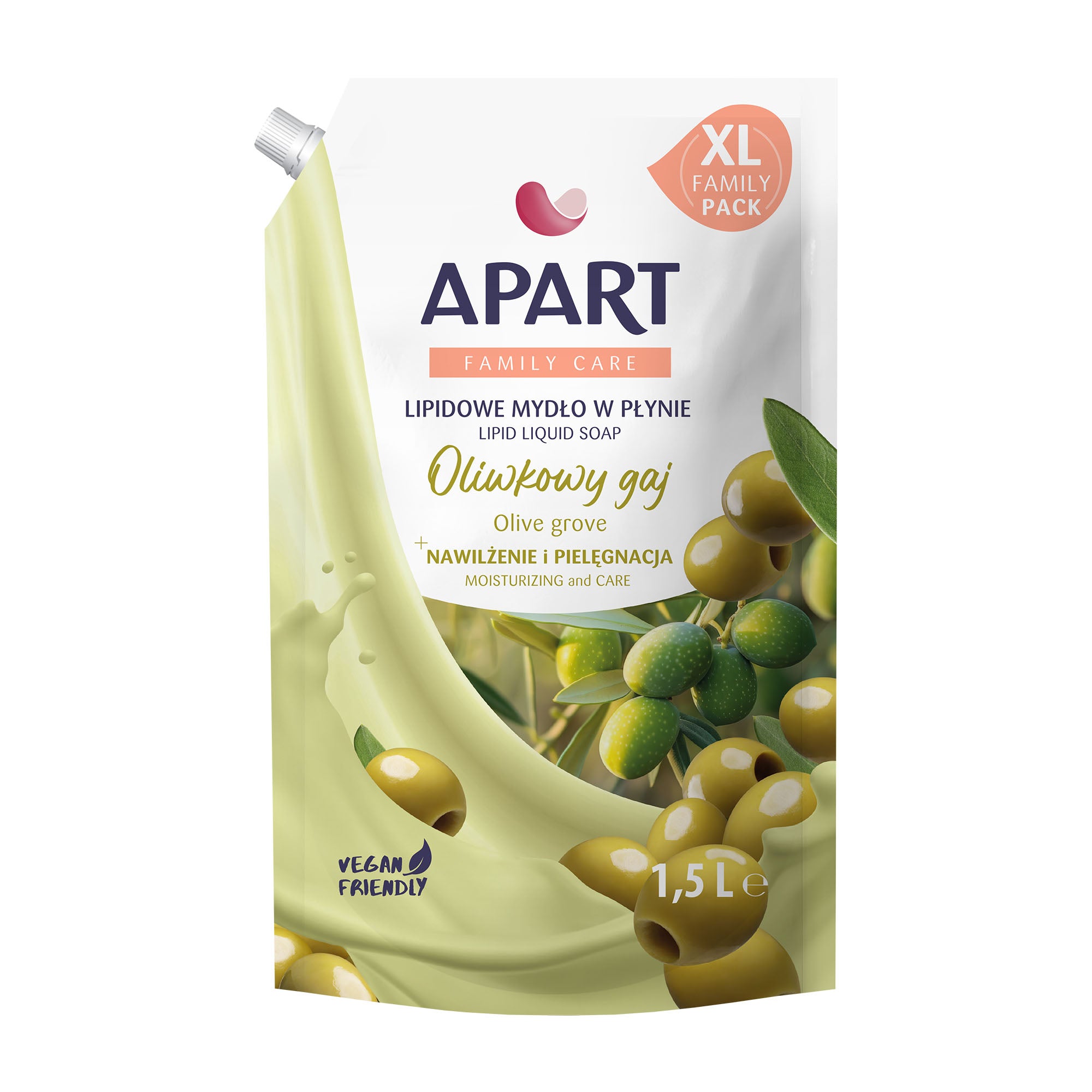 APART Olive Grove lipid liquid soap refill, 1500 mL
