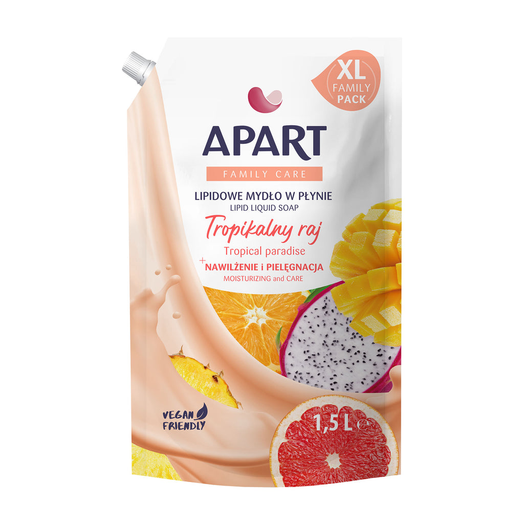 APART Recharge de savon liquide lipidique Tropical Paradise, 1500 ml