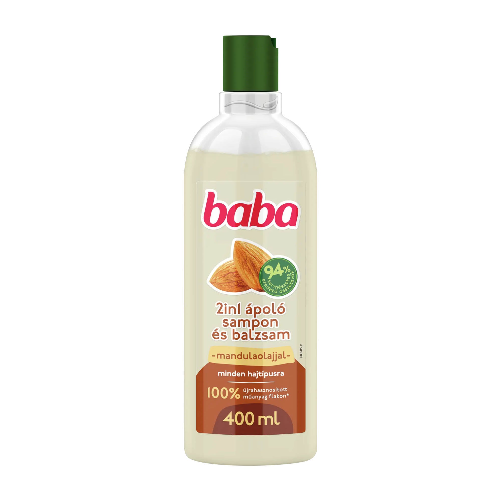 Baba Shampoing et après-shampoing 2 en 1 Huile d'Amande, 400 ml