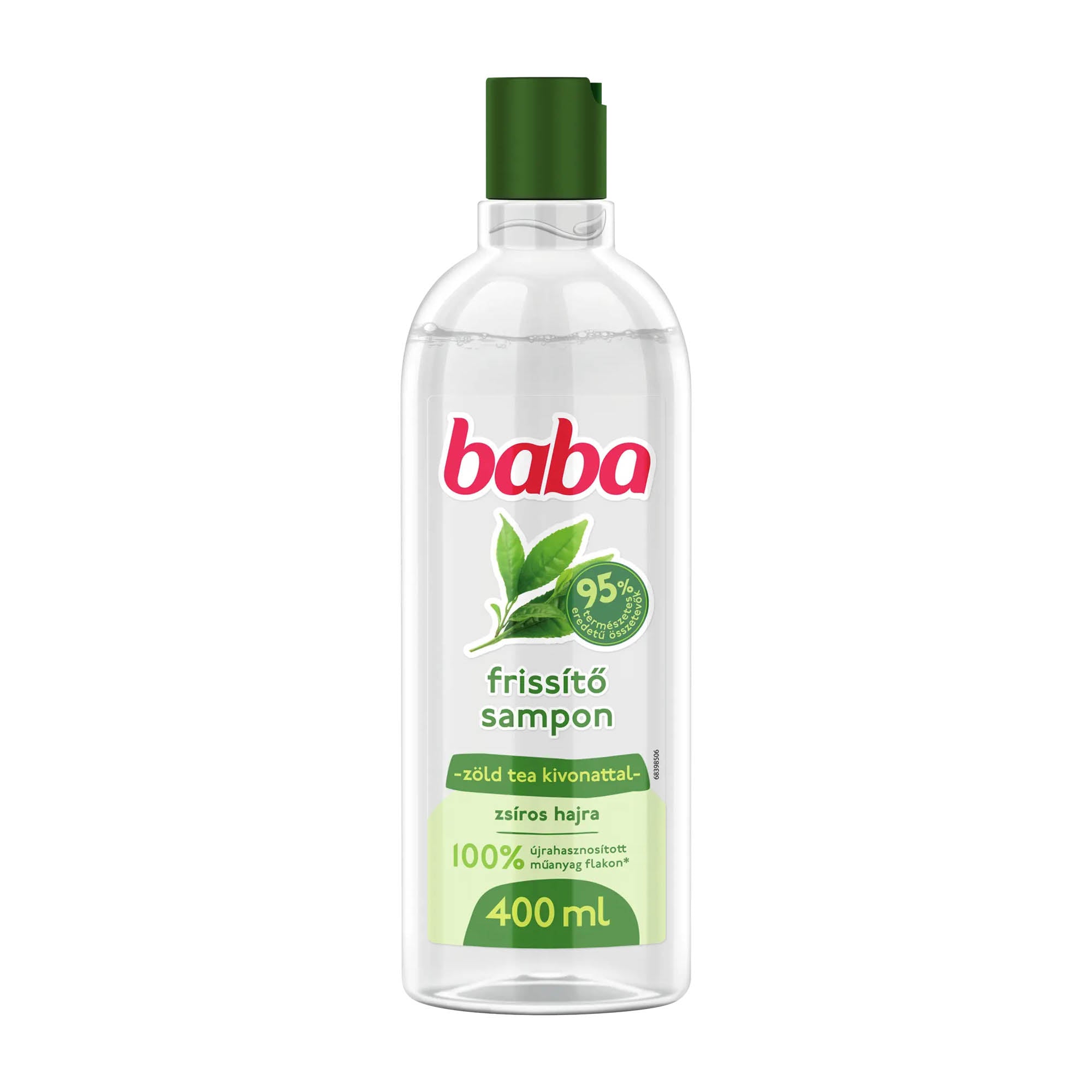 Baba Thé vert Shampoing rafraîchissant, 400 ml