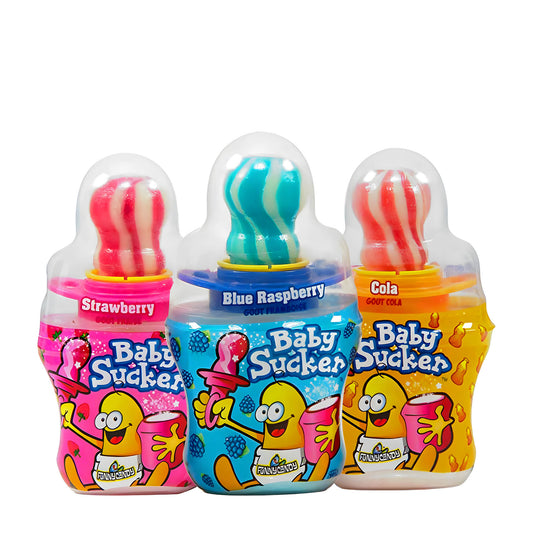 FunnyCandy Baby Sucker Lutscher & Pulver, 32 g