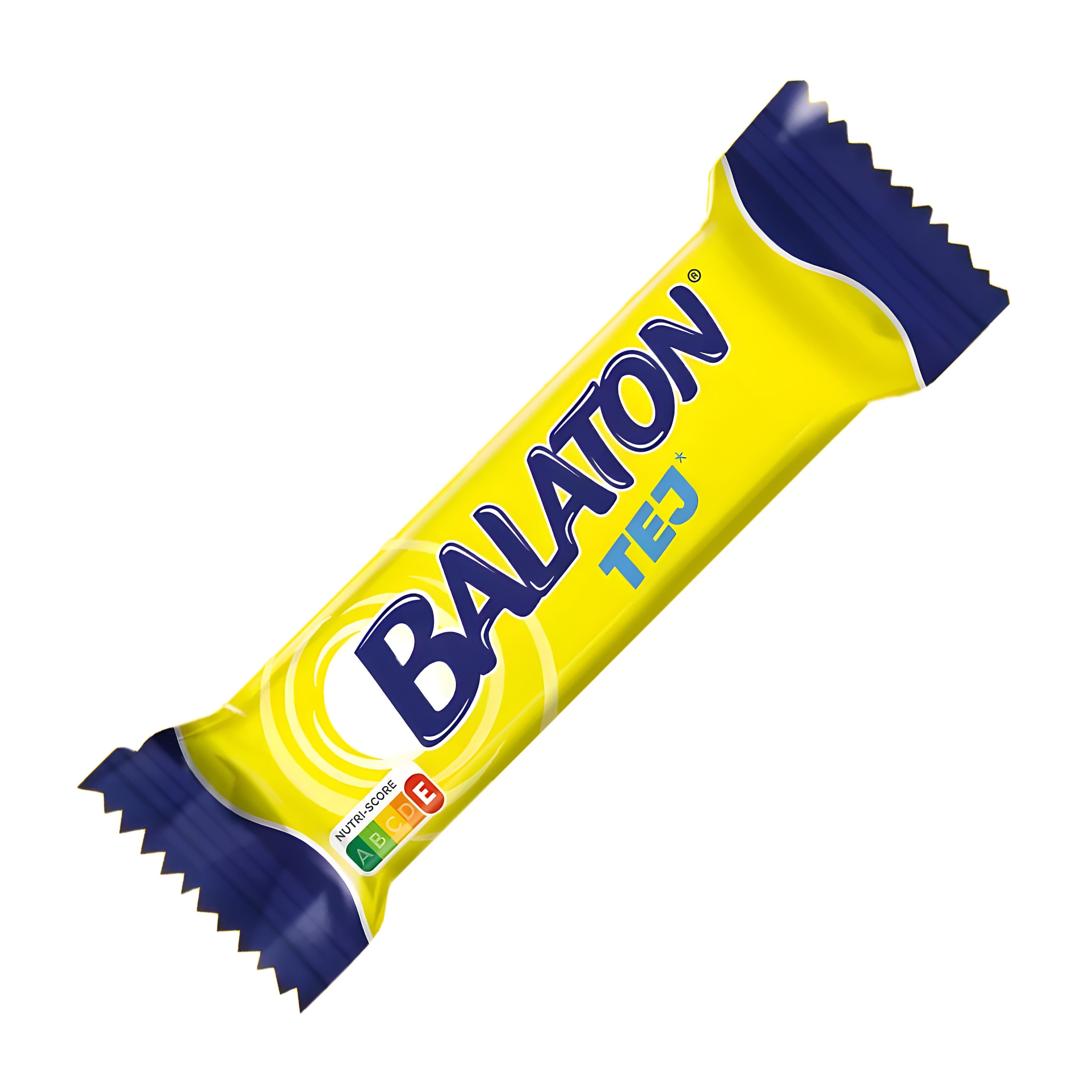 Balaton Milk wafer bar packaging on a white background.