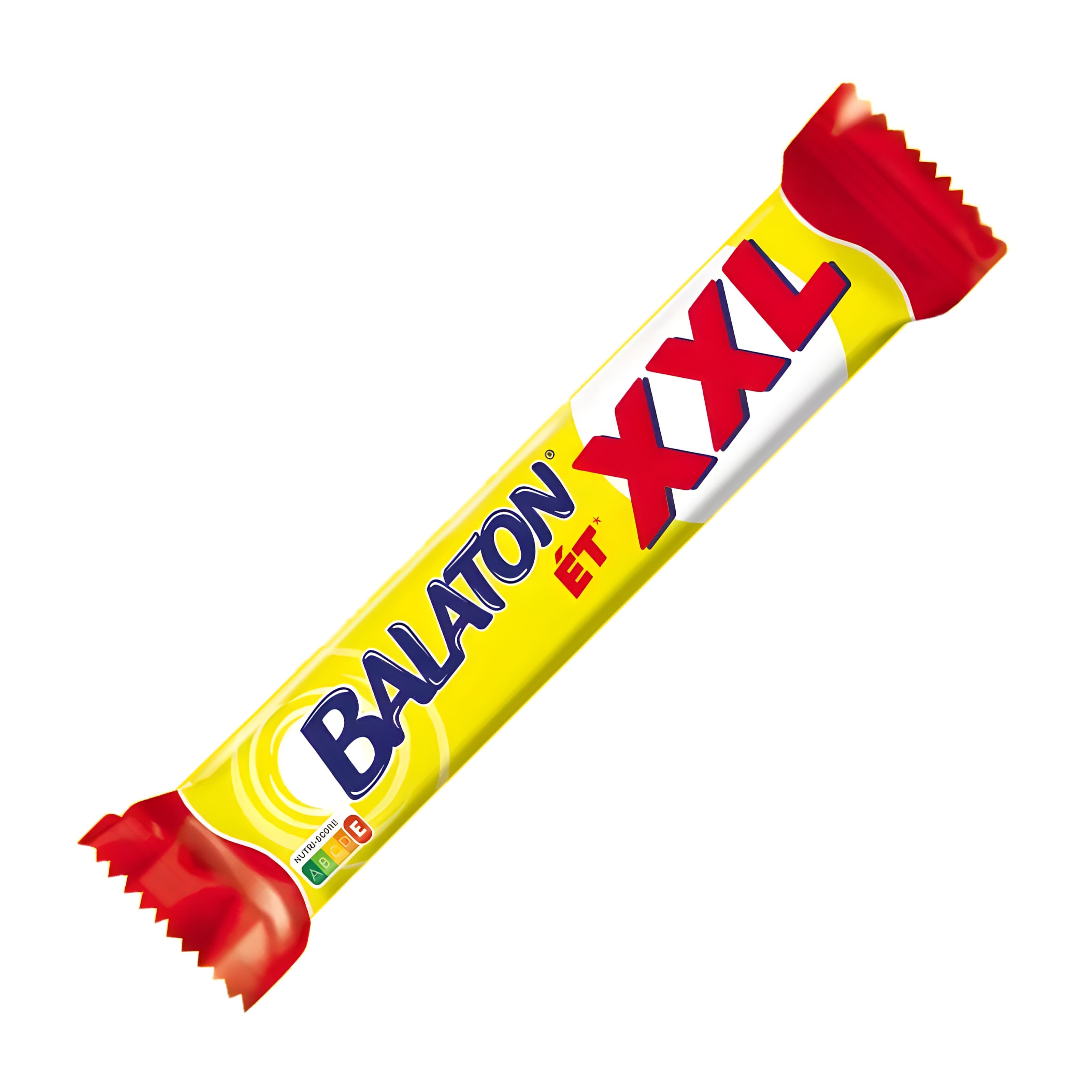 Balaton Dark xxl wafer bar packaging on a white background.