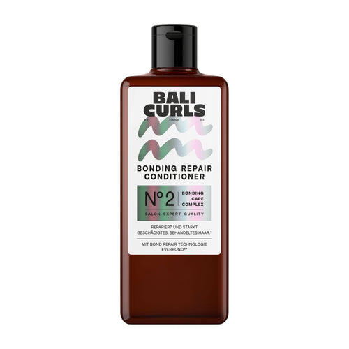Bali Curls Bonding Repair Conditioner bottle on a white background