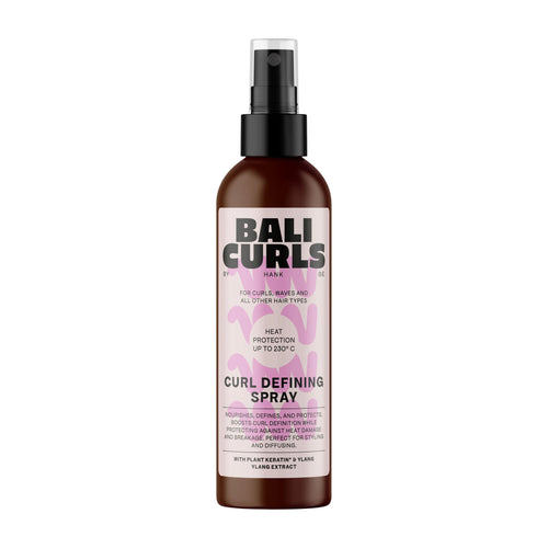 Pump bottle of Bali Curls Curl Defining Spray on a white background
