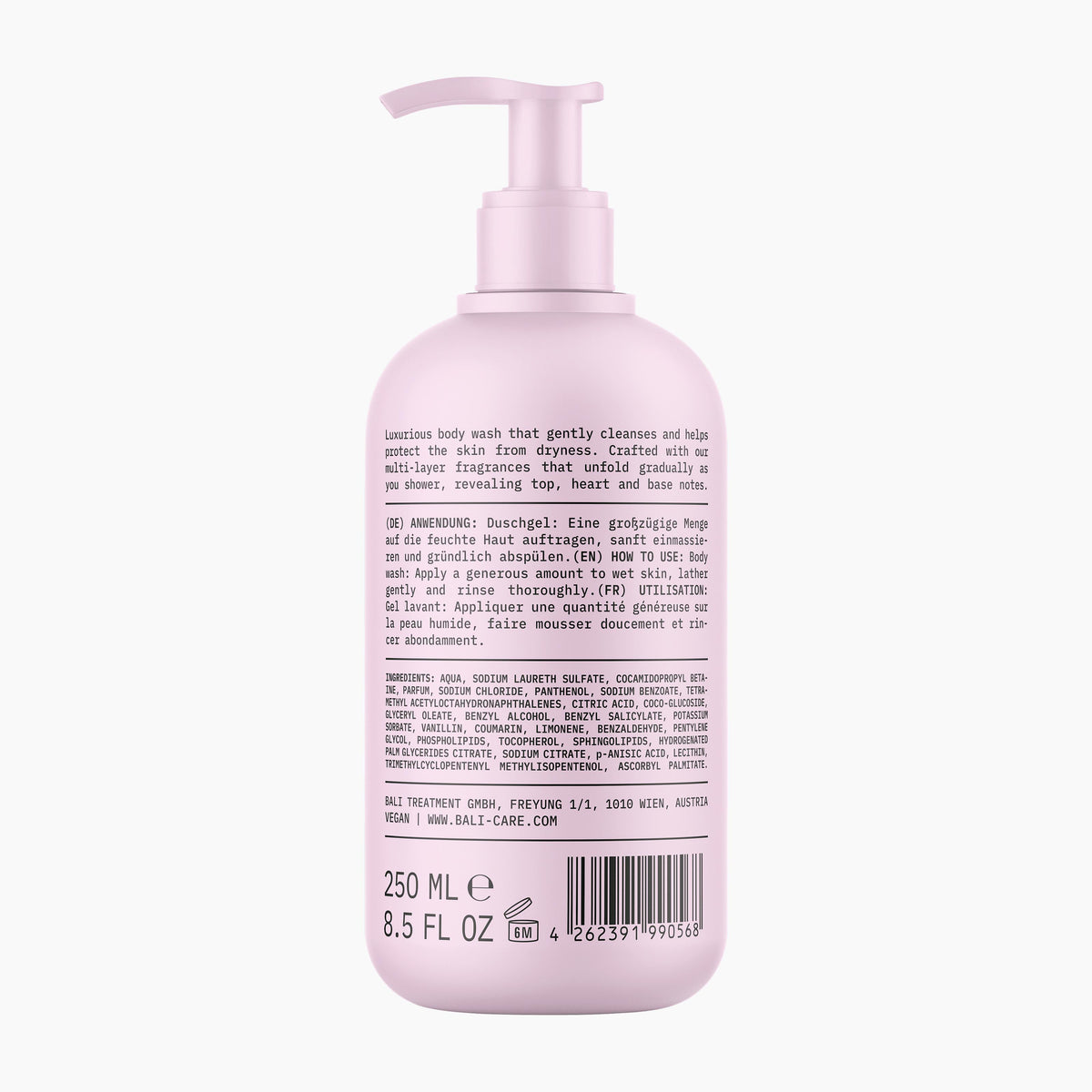 BALI SKIN Gel de Ducha Creamy Vanilla & Cashmere, 250 ml