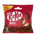 Kit Kat Ball packaging with red and yellow design on a white background