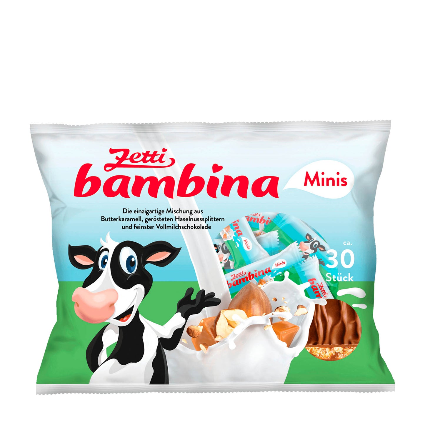 Zetti bambina Minis milk chocolate butter caramel, 200 g