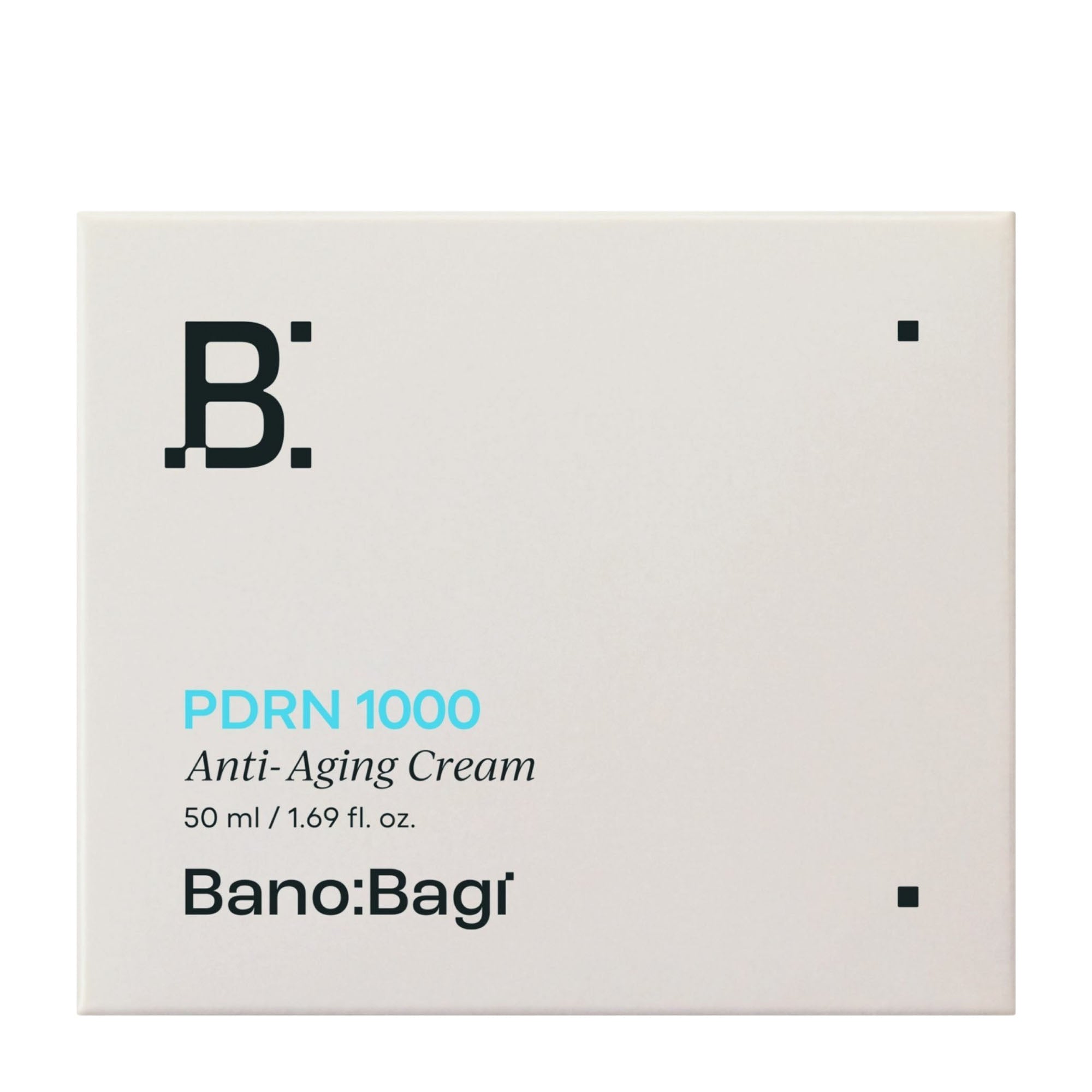 Bano:Bagi PDRN 1000 Anti-Aging Cream packaging on a white background