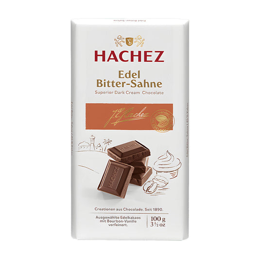 Hachez Superior Cream Zartbitterschokoladentafel, 100 g