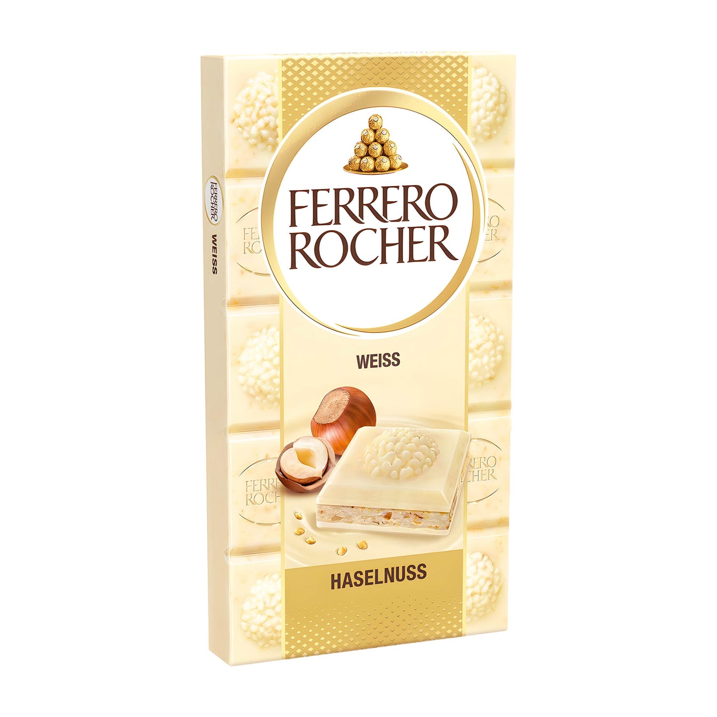 Ferrero Rocher Haselnuss weiße Schokotafel, 90 g