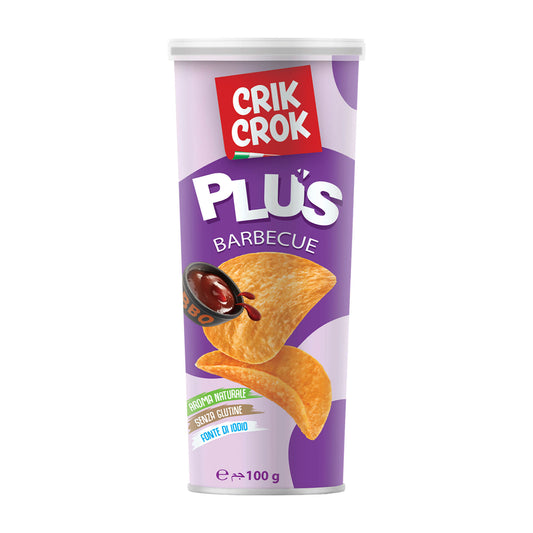 Crik Crok Barbecue gluten-free chips, 100 g