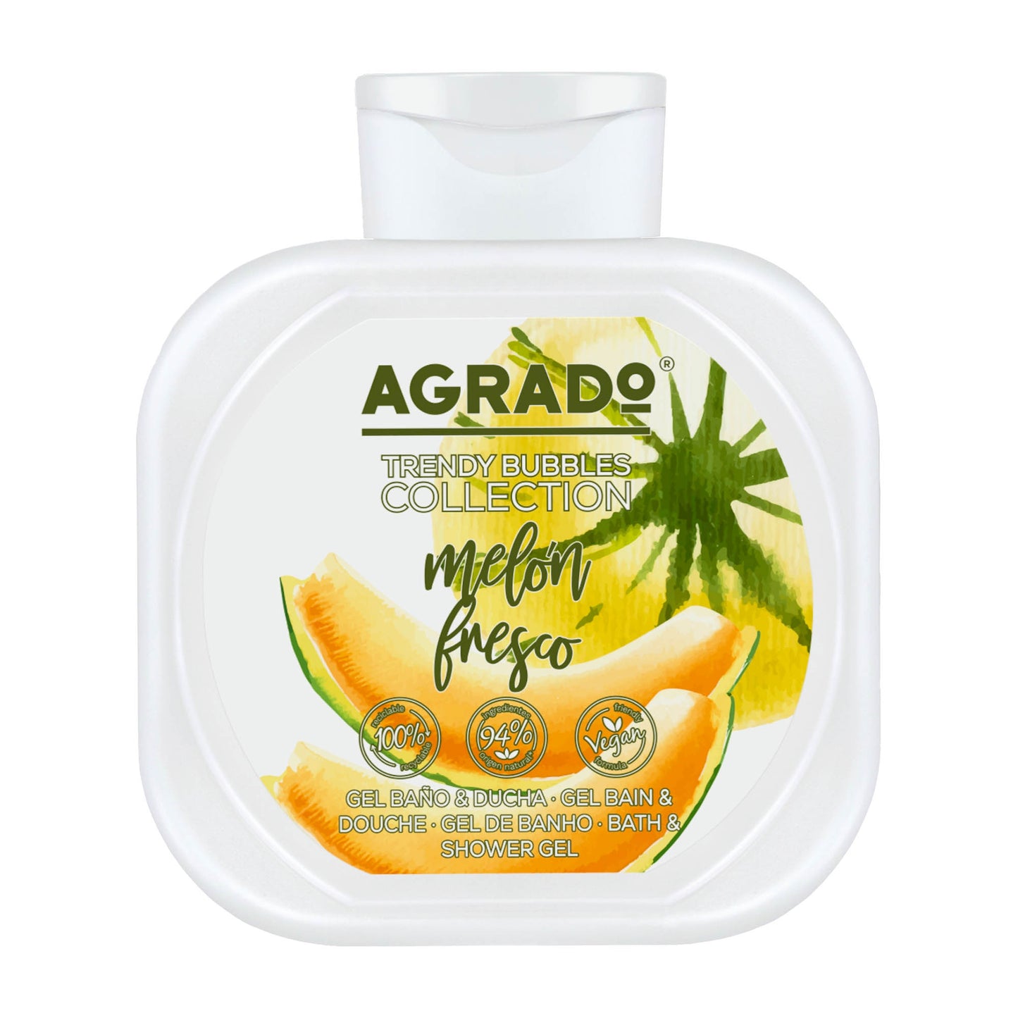 Agrado Fresh Melon Bade- und Duschgel, 750 ml