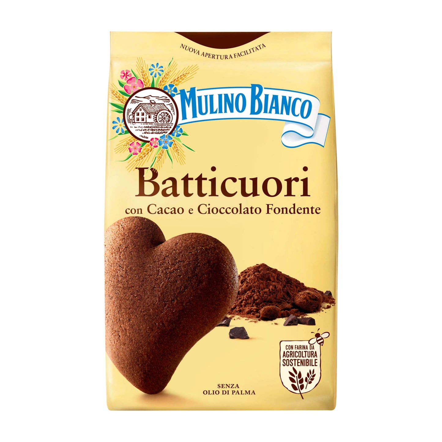 Mulino Bianco Batticuori Kekse mit Kakao und dunkler Schokolade, 350 g