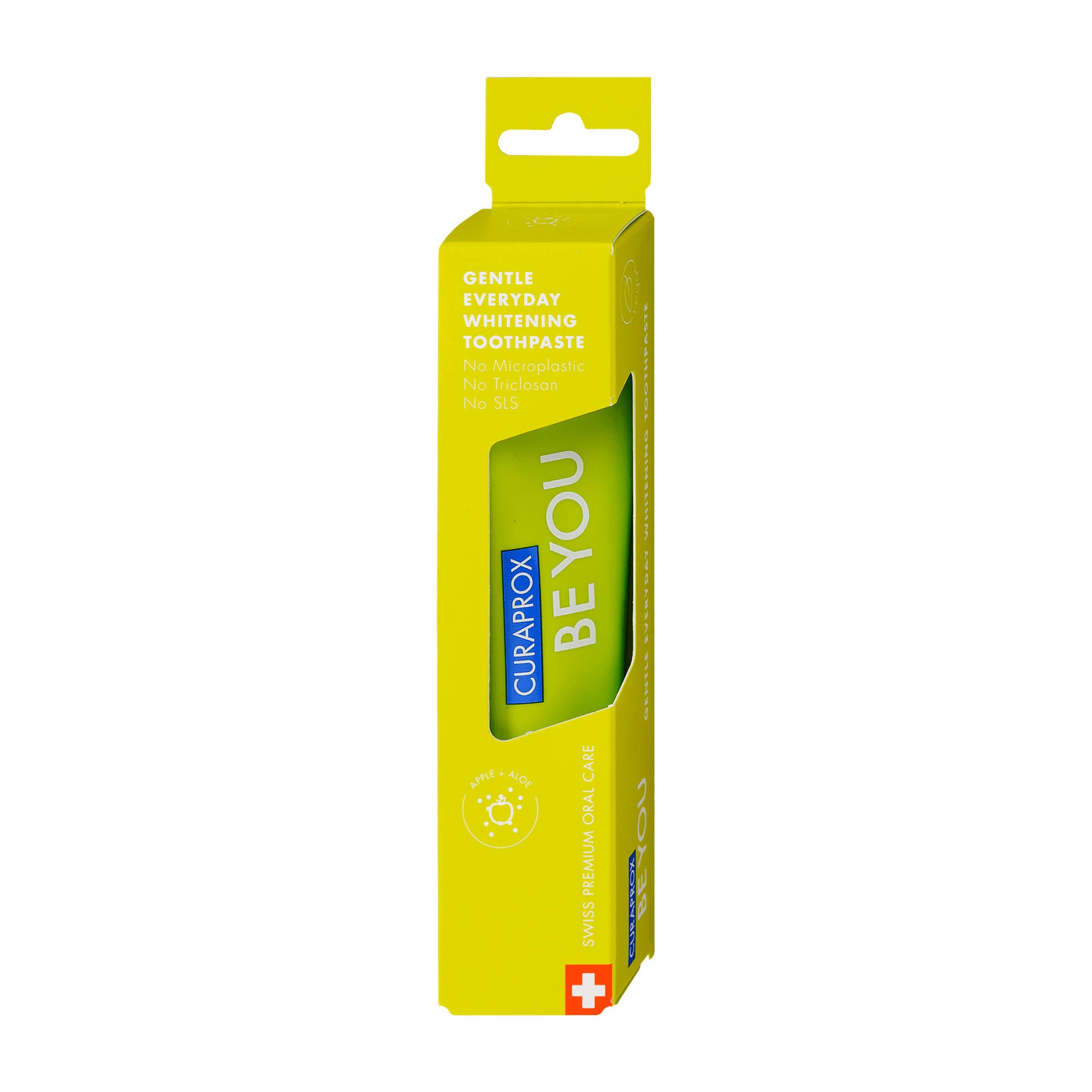 CURAPROX Be You Dentifrice blanchissant à la pomme et à l'aloe vera, 60 ml