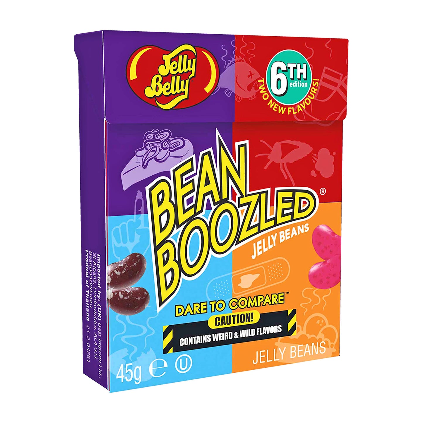 Jelly Belly Bean Boozled 6. Edition Gelee-Bonbons, 45 g