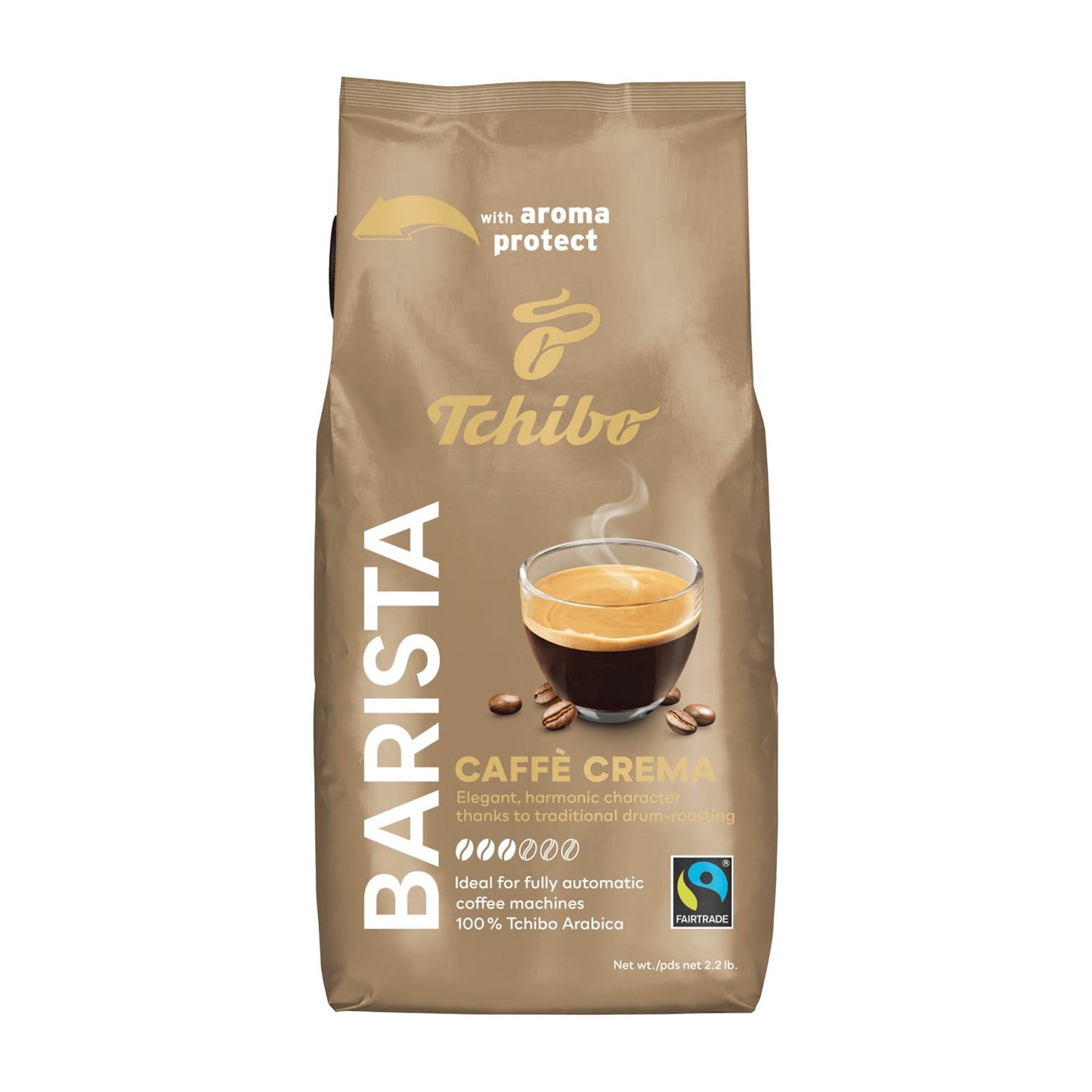 Tchibo Barista caffe crema coffee beans, 1000 g