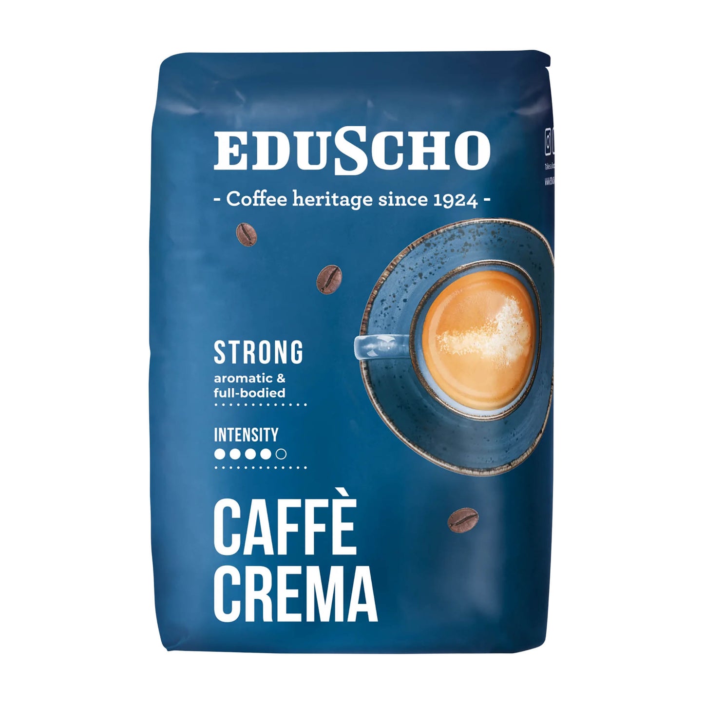 Eduscho Caffe Crema starke Kaffeebohnen