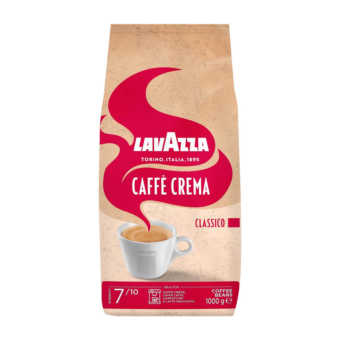 Lavazza Caffe Crema Classico Kaffeebohnen, 1000 g