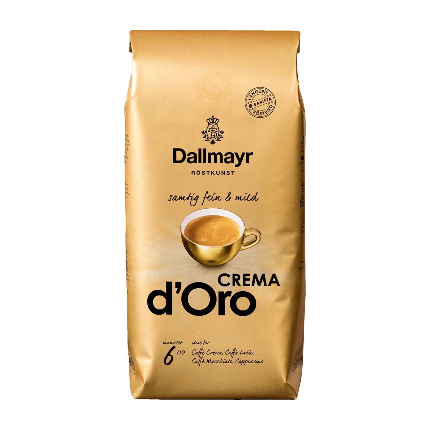 Dallmayr Crema d'Oro Edelkaffeebohnen, 500 g