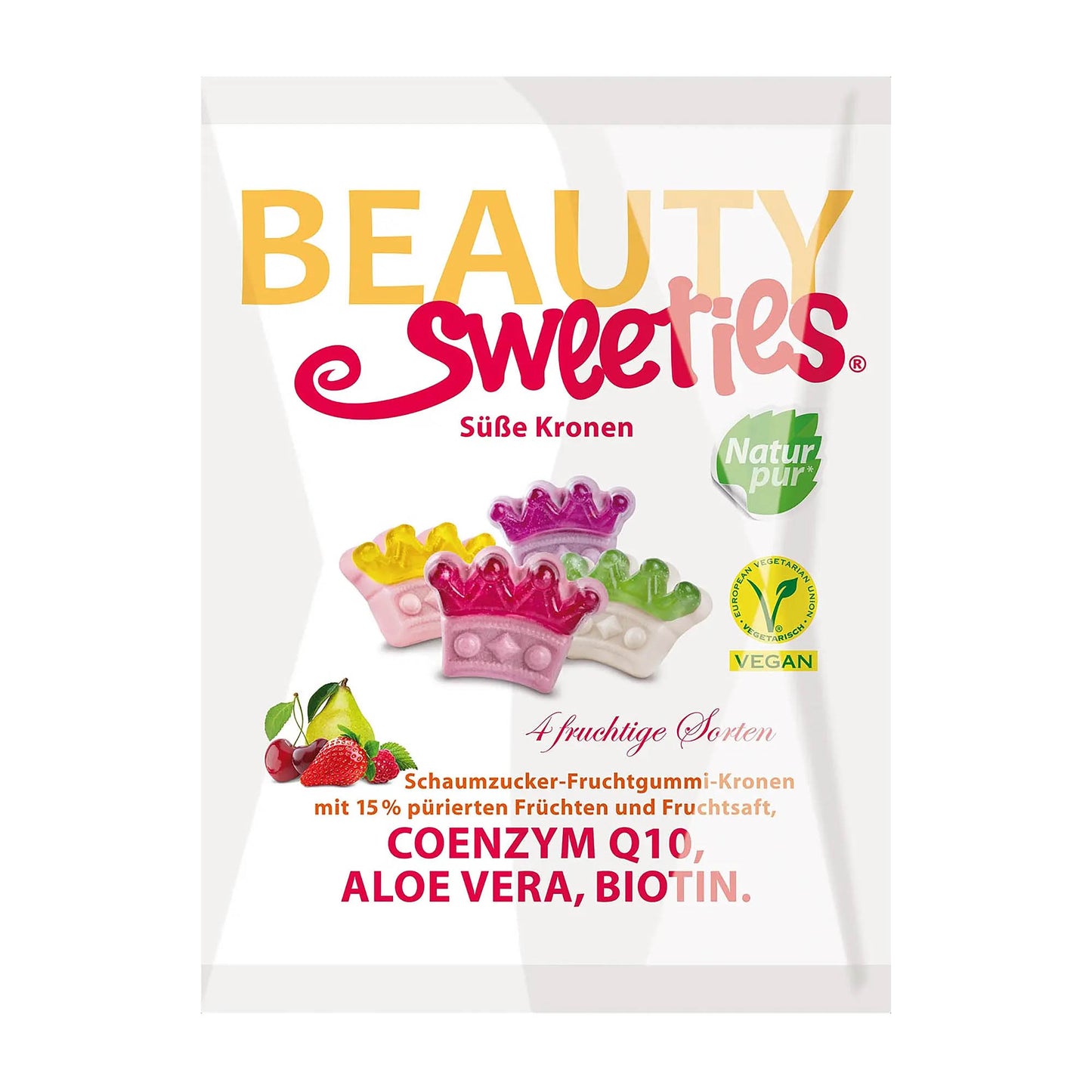 Beauty Sweeties Sweet Crowns Foam Sugar & Gummi Candy, 125 g