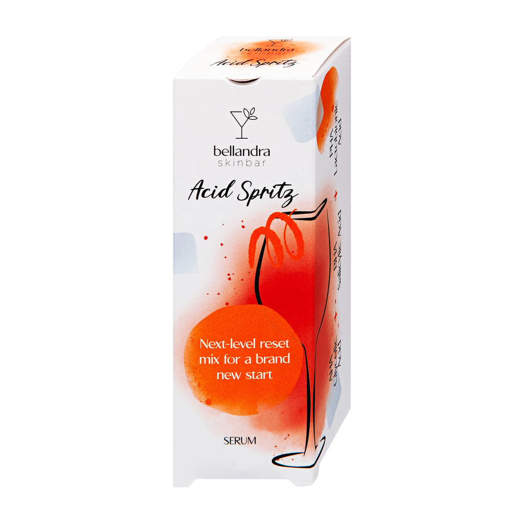 Bellandra Acid Spritz serum packaging on a white background