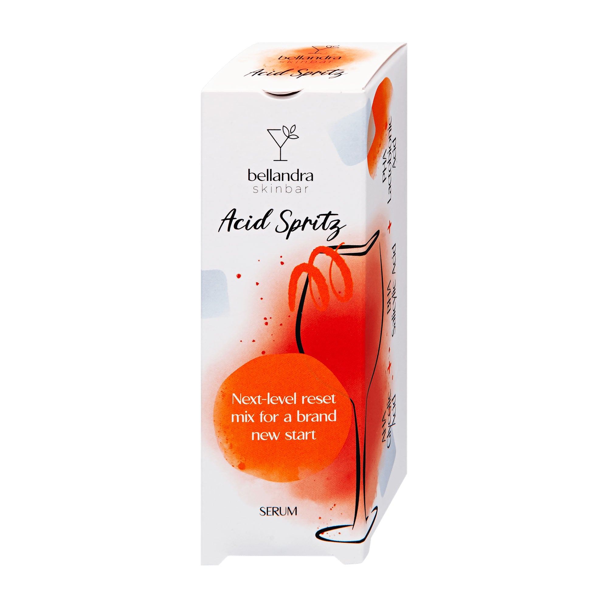 Bellandra Acid Spritz serum packaging on a white background