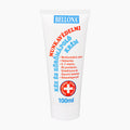 A 100ml squeeze tube of Bellona hand and nail cream, featuring a white tube with blue and red text on a light gray background.