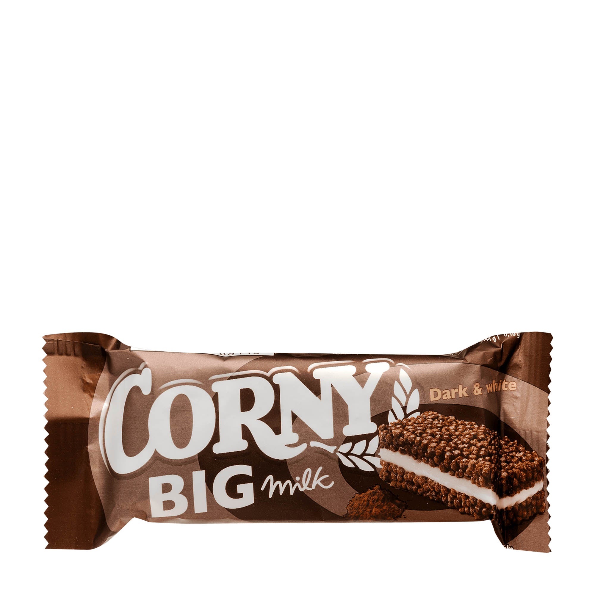 Corny Big Milk Barre de muesli noir et blanc, 40 g
