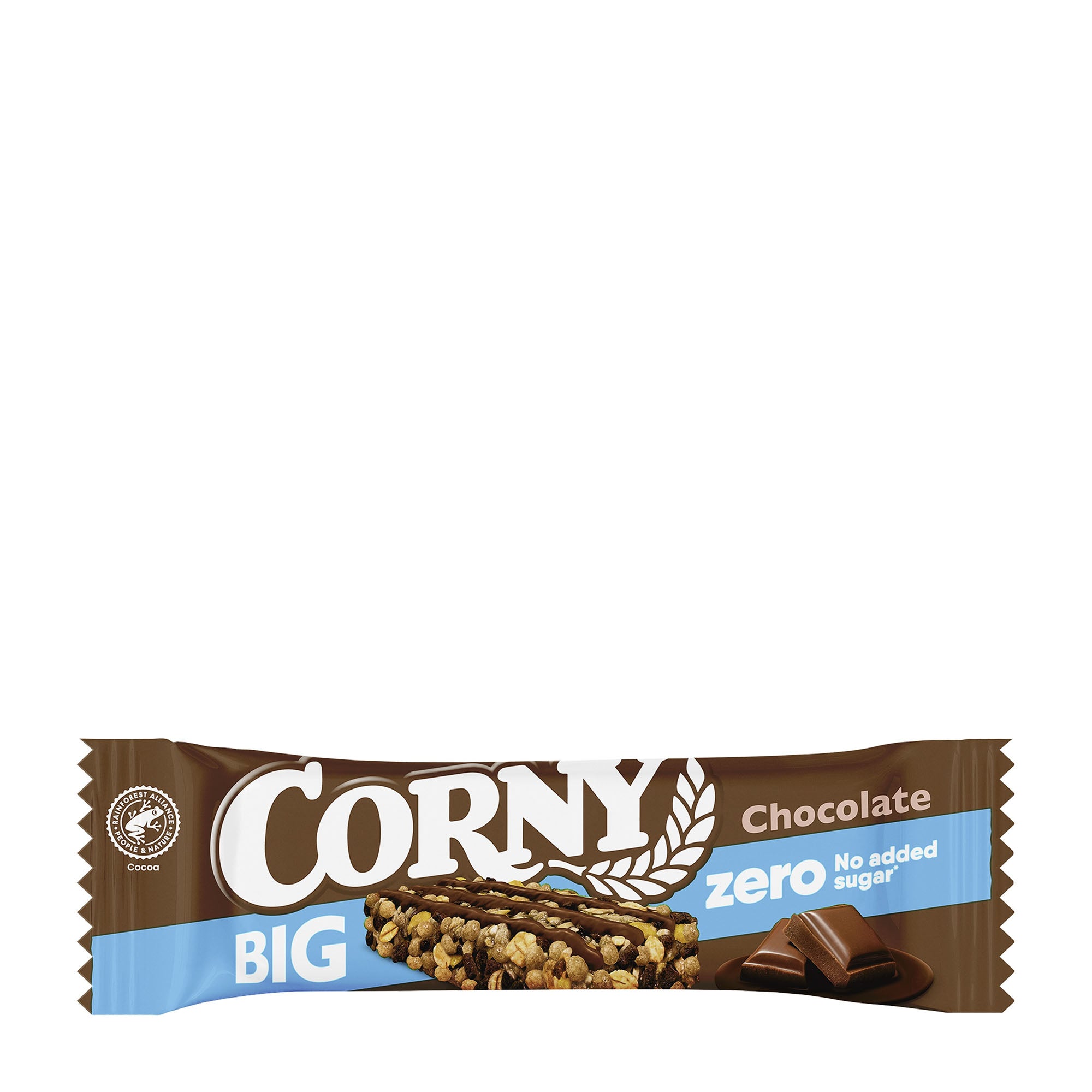 Corny Big Zero Barre muesli Chocolat sans sucre ajouté, 40 g