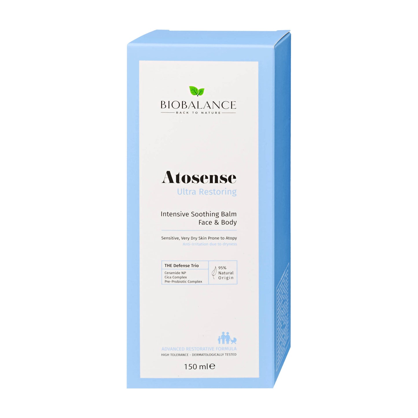 Biobalance Atosense Ultra Restoring intensive soothing balm, 150 mL