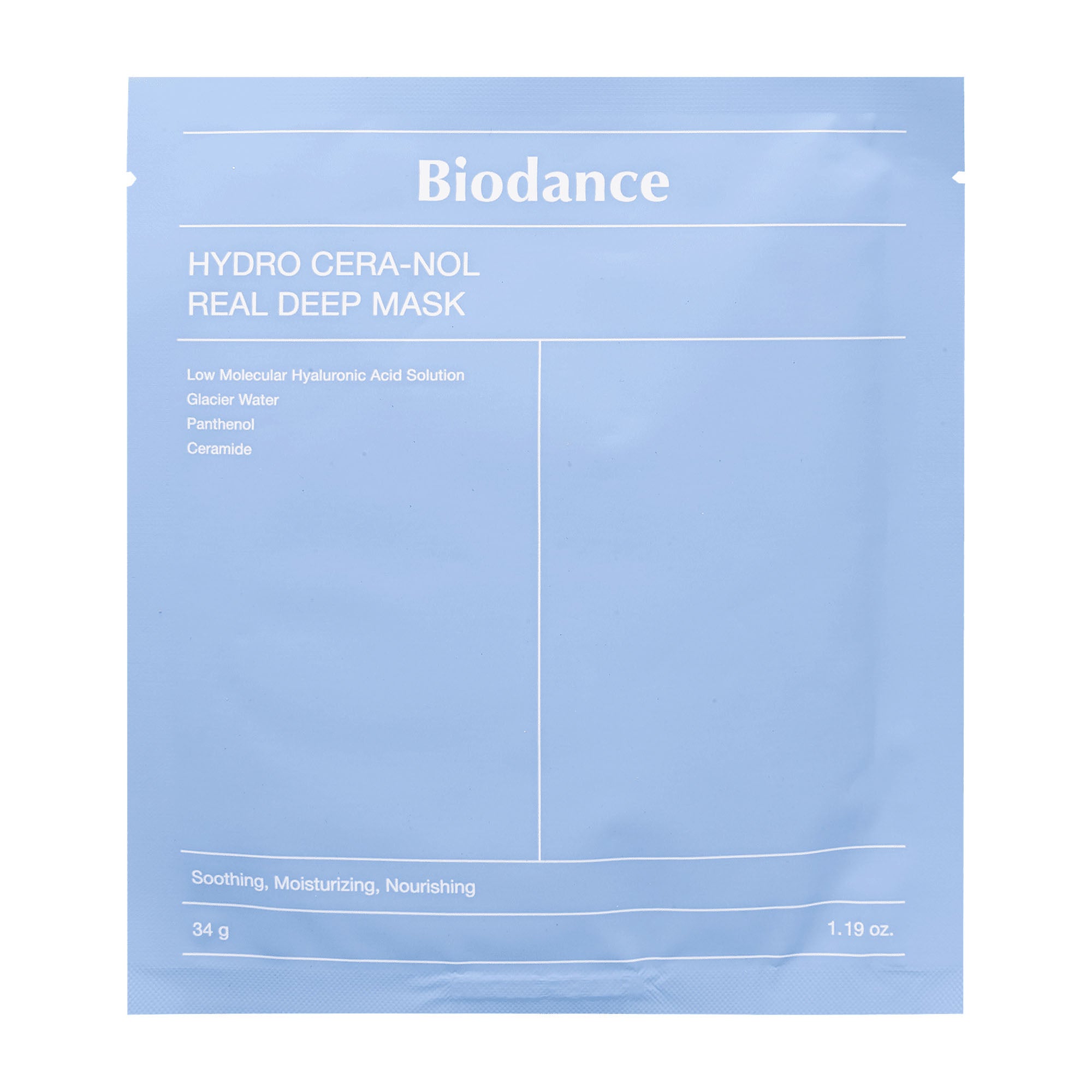 Biodance Hydro Cera-Nol real deep mask, 34 g