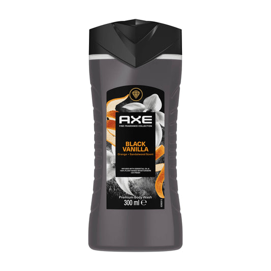 Axe Black Vanilla premium body wash, 300 mL