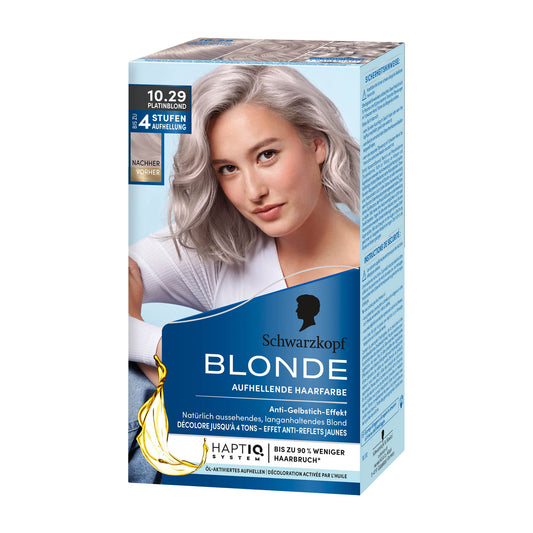 Schwarzkopf Blonde 10.29 Platinblond Aufhellungsfarbe