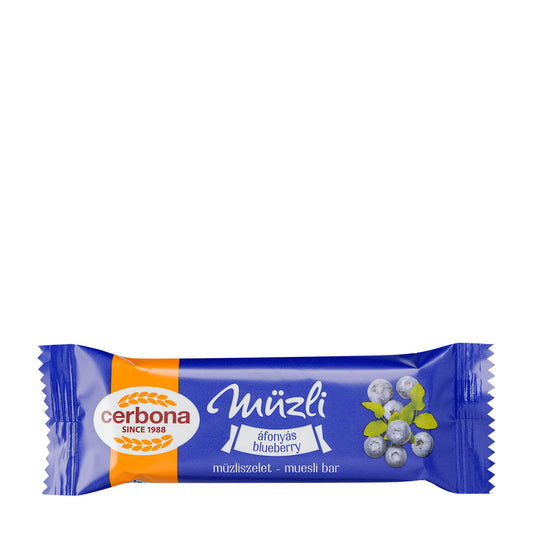 Cerbona Blueberry Muesli Bar, 20 g