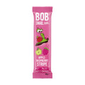 Bob Snail Apple Raspberry Stripe packaging on a white background.