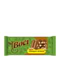 Broken Peanut Milk chocolate bar packaging with 'Boci' branding on a white background