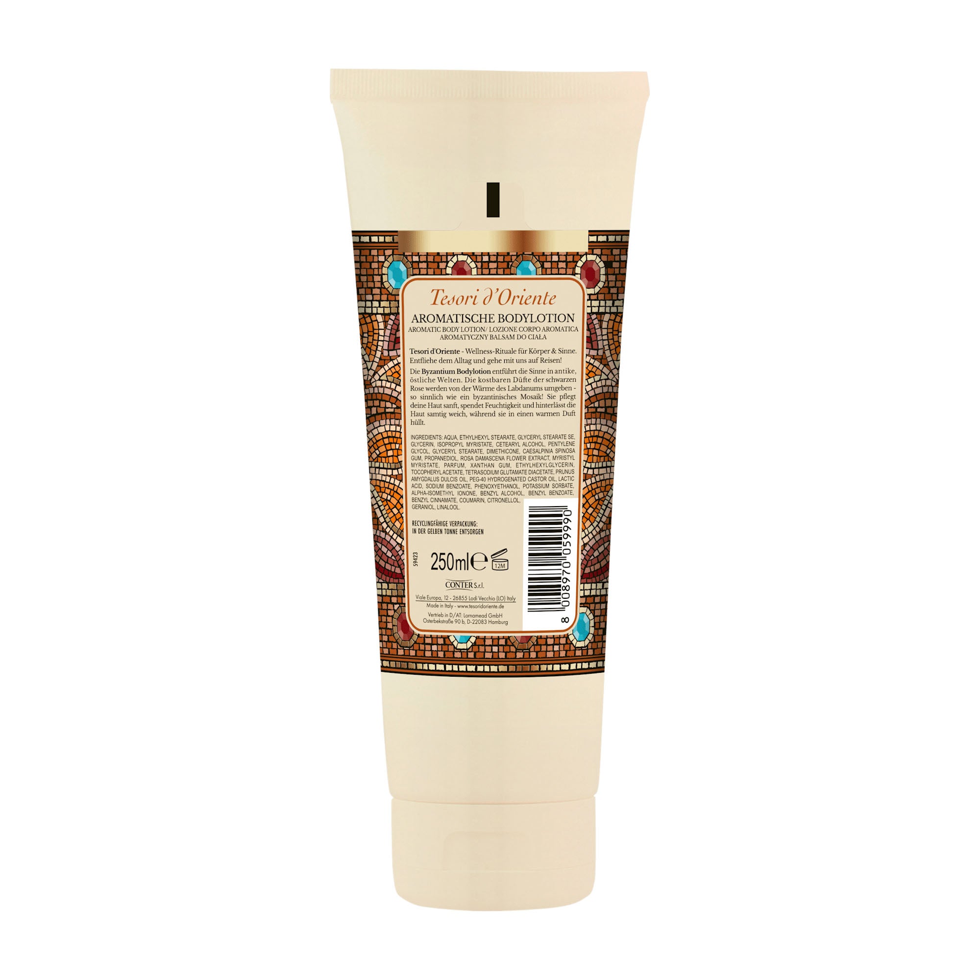 Tesori d'Oriente Lait corporel aromatique Byzance, 250 ml