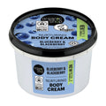 Container of Organic Shop Blueberry & Blackberry Nurturing Body Cream on a white background
