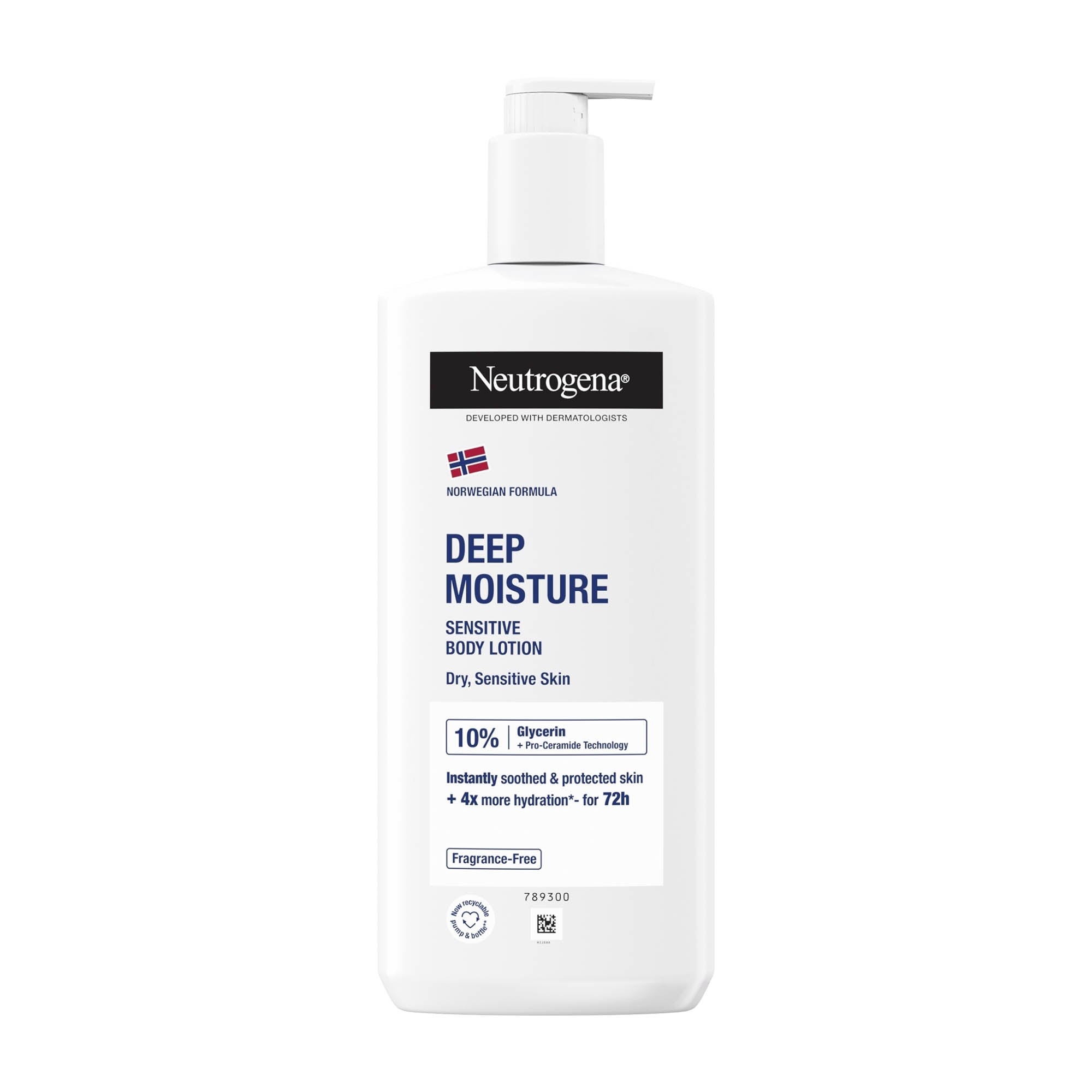 Neutrogena Deep Moisture sensitive body lotion, 400 mL