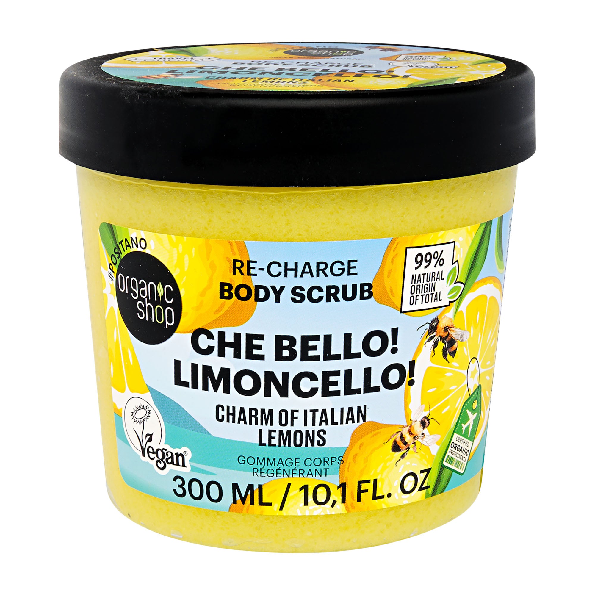 ORGANIC SHOP Gommage Corps Che Bello ! Limoncello! Recharge, 300 mL