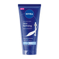 Nivea Skin Refining body serum lotion tube on a white background