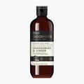 A 500 mL bottle of Baylis & Harding Goodness Lemongrass & Ginger natural body wash, shown against a plain white background.