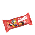 Bombi Strawberry Gingerbread Bar packaging on a white background