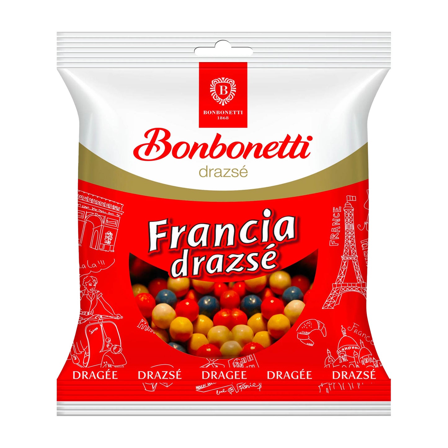 Bonbonetti French Dragee Knusperbonbons, 70 g