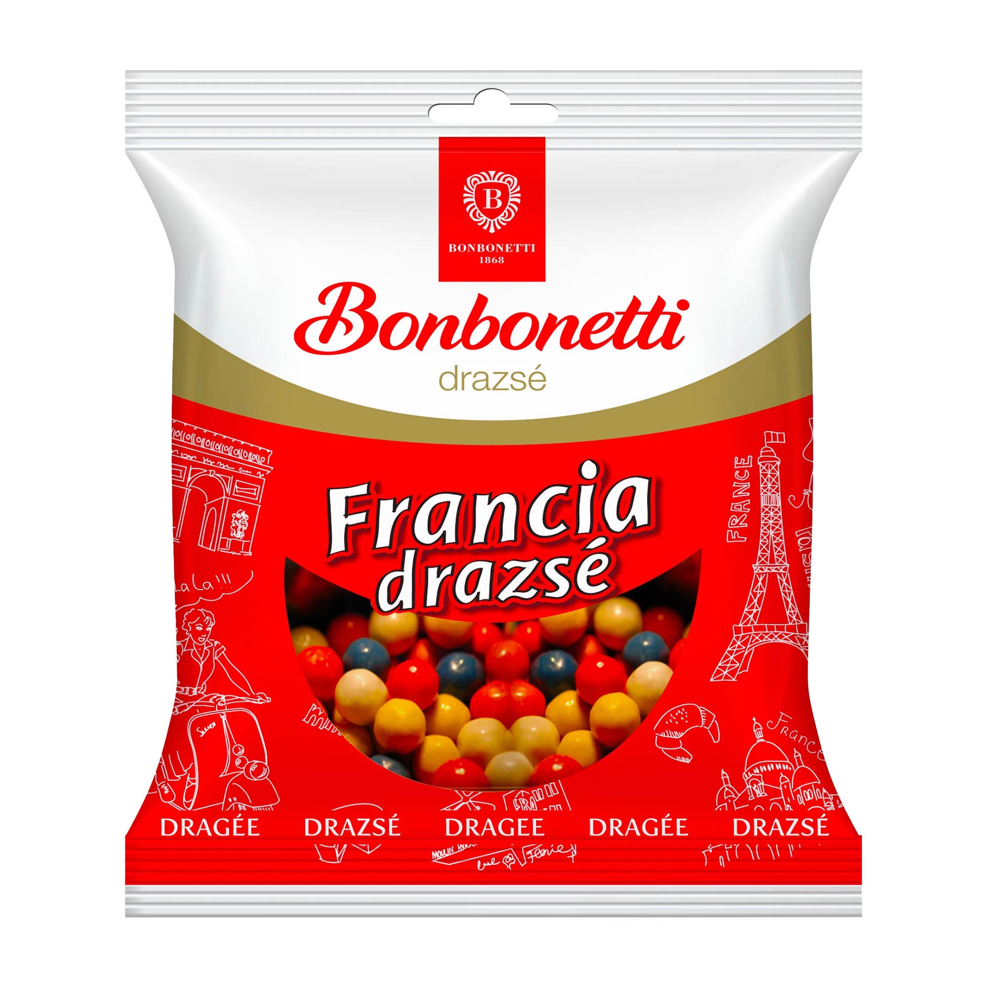 Bonbonetti Dragées Croquantes Françaises, 70 g