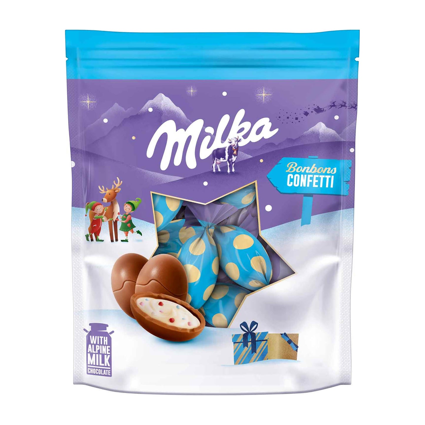 Milka Weihnachts-Bonbons Konfetti, 86 g