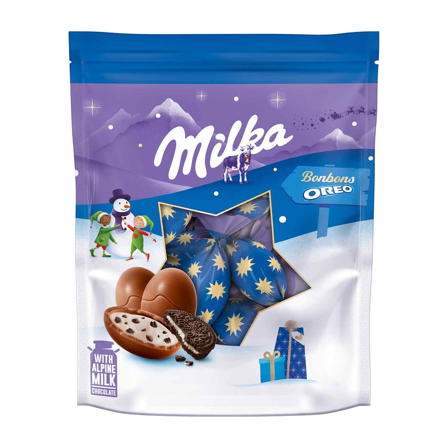 Milka Weihnachts-Bonbons Oreo, 86 g