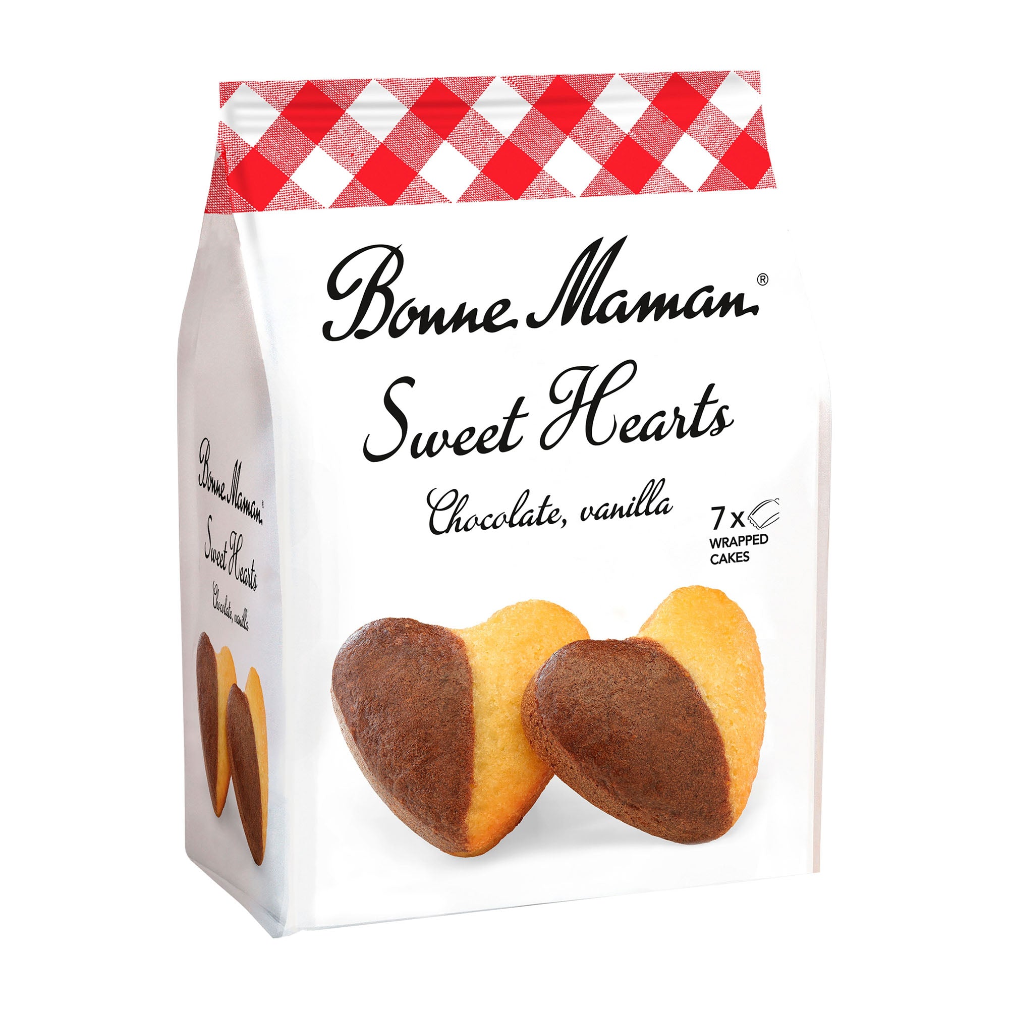 Bonne Maman Chocolate and vanilla sweet hearts, 175 g