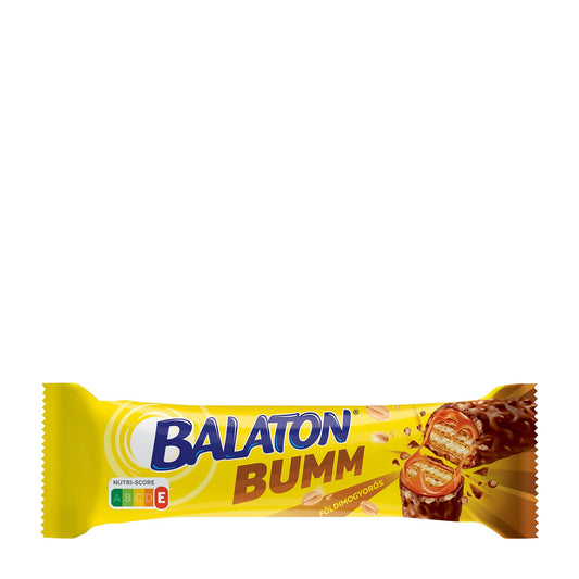 Balaton Boom Caramel, Peanut & Wheat Flakes Milk Chocolate Wafer Bar, 41 g